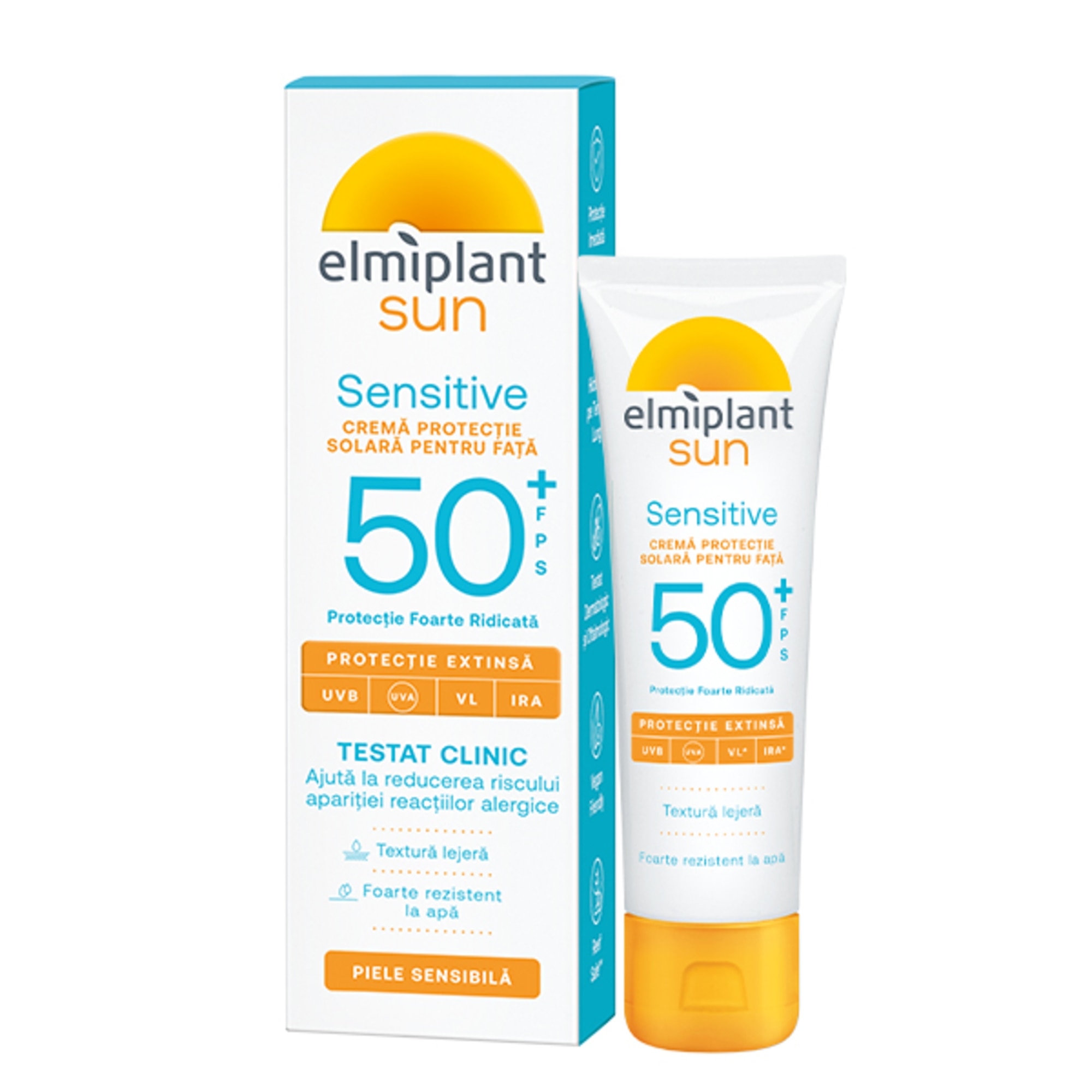 50 ML ELMIPLANT Elmiplant SUN Crema protectoare solara pentru fata SPF50 1 of 1