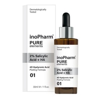 30 ML InoPharm Pure Elements PURE ELEMENTS Peeling facial cu Acid Salicilic si Acid Hialuronic  1 of 2 