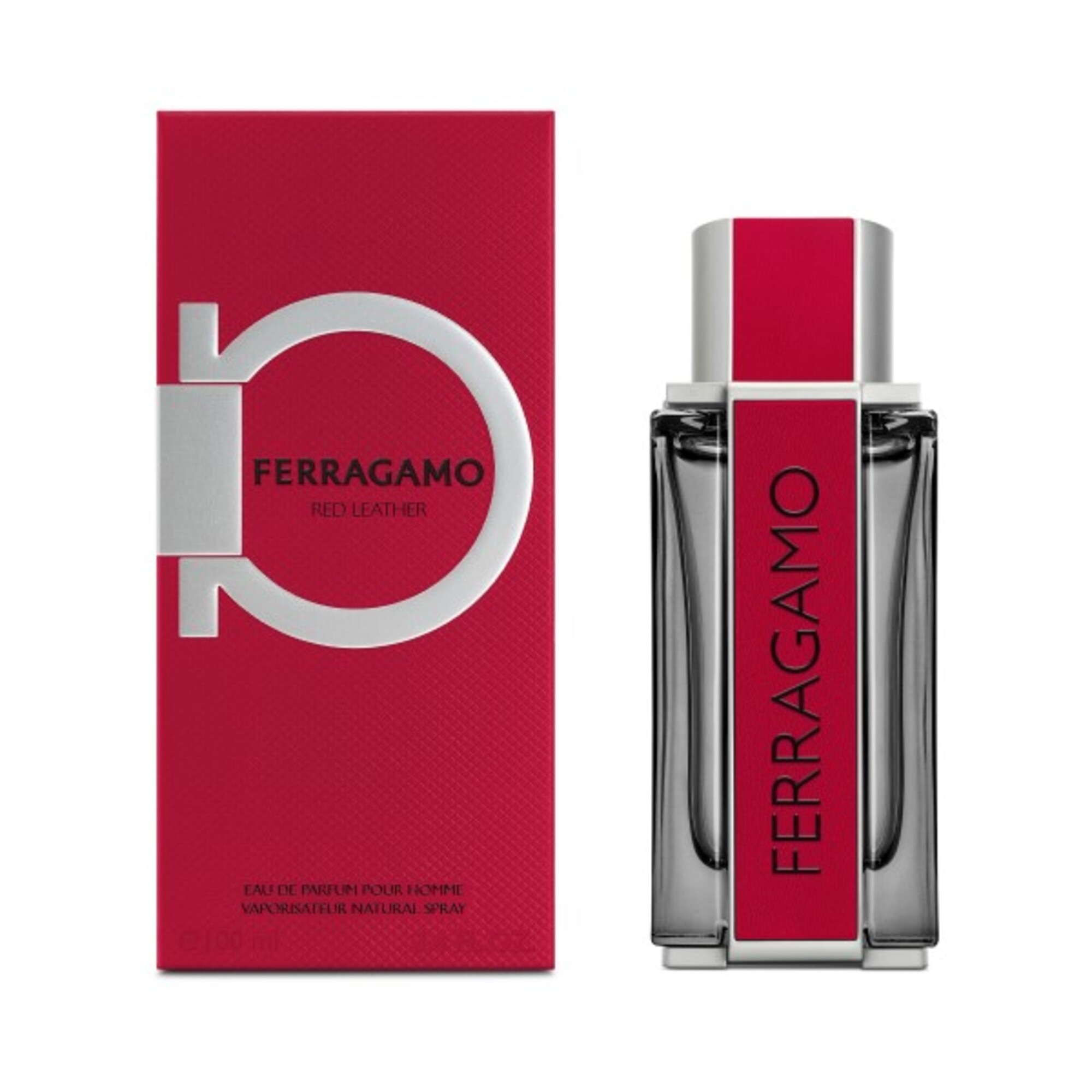 100 ML Ferragamo FERRAGAMO Ferragamo Red Leather Apa de Parfum  1 of 3 