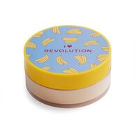 22 G I Heart Revolution Loose Powder Pudra fata Loose Baking Powder Banana  1 of 2 