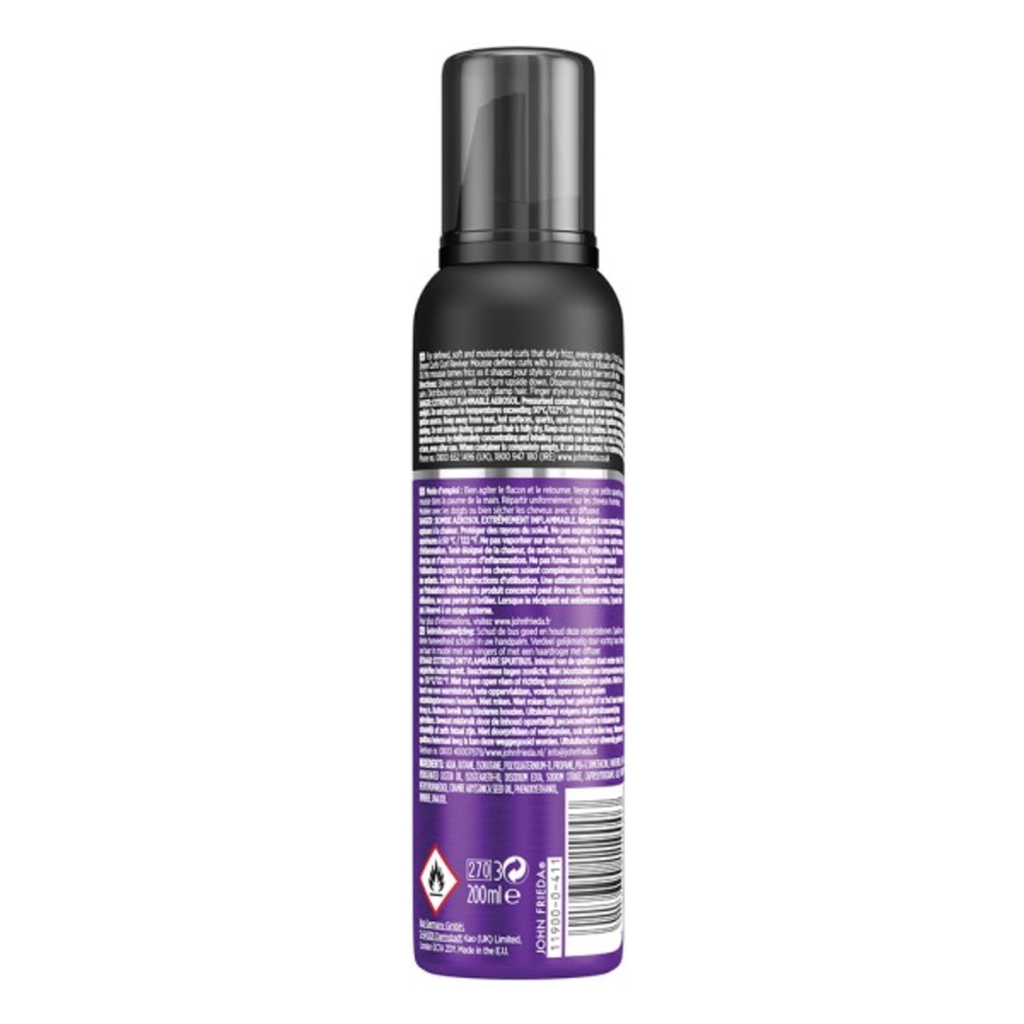 Spuma pentru par ondulat Frizz Ease