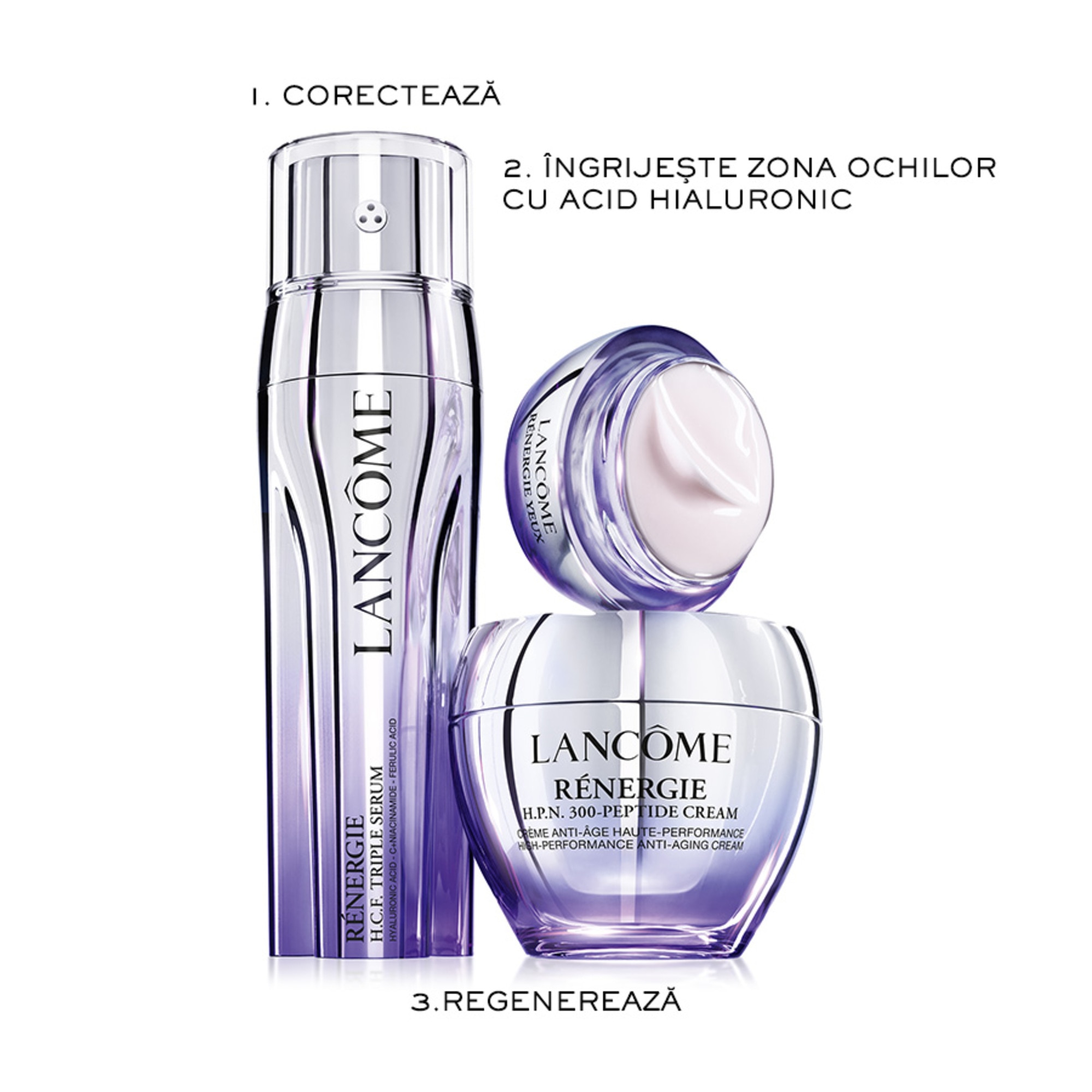 Rezerva crema cu acid hialuronic HPN 300 Peptide