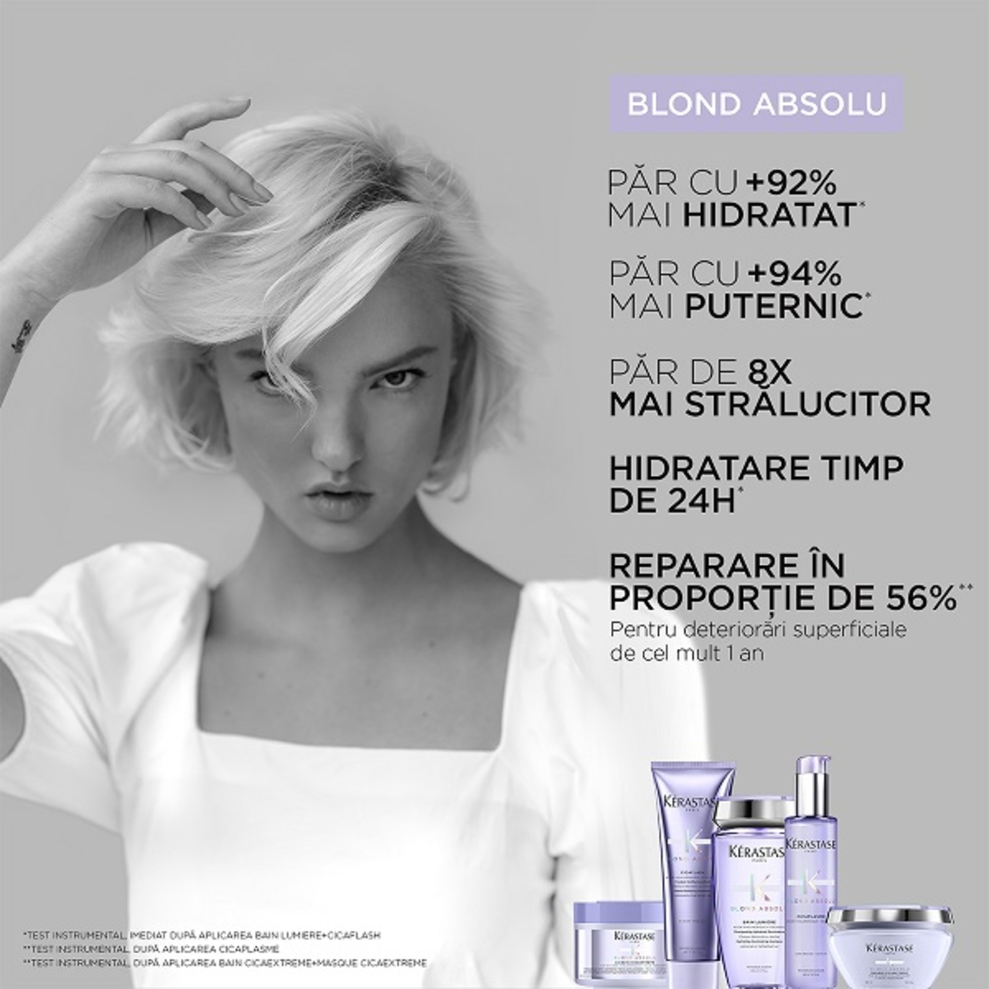 Sampon hidratant iluminator par blond Bain Lumiere