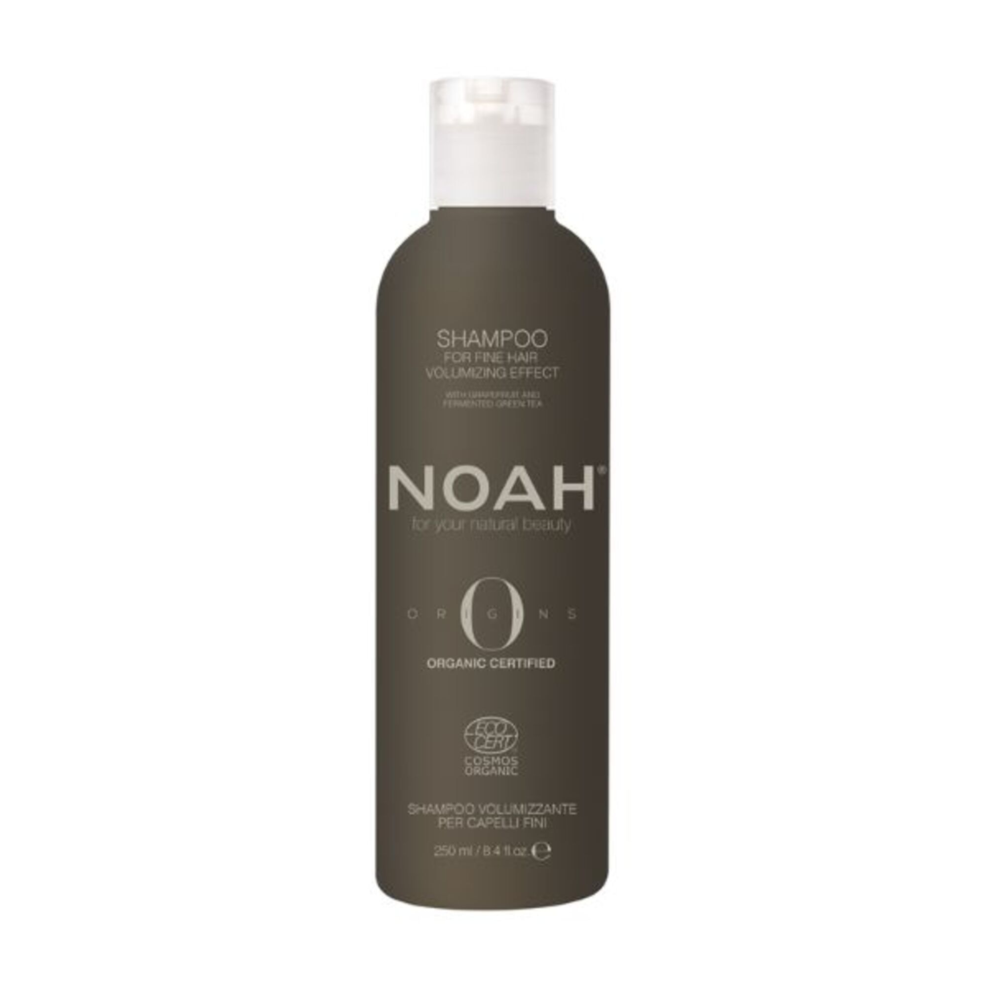 250 ML NOAH HAIR CARE Sampon BIO volumizant cu extract de grapefruit si ceai verde pentru par subtire 1 of 1