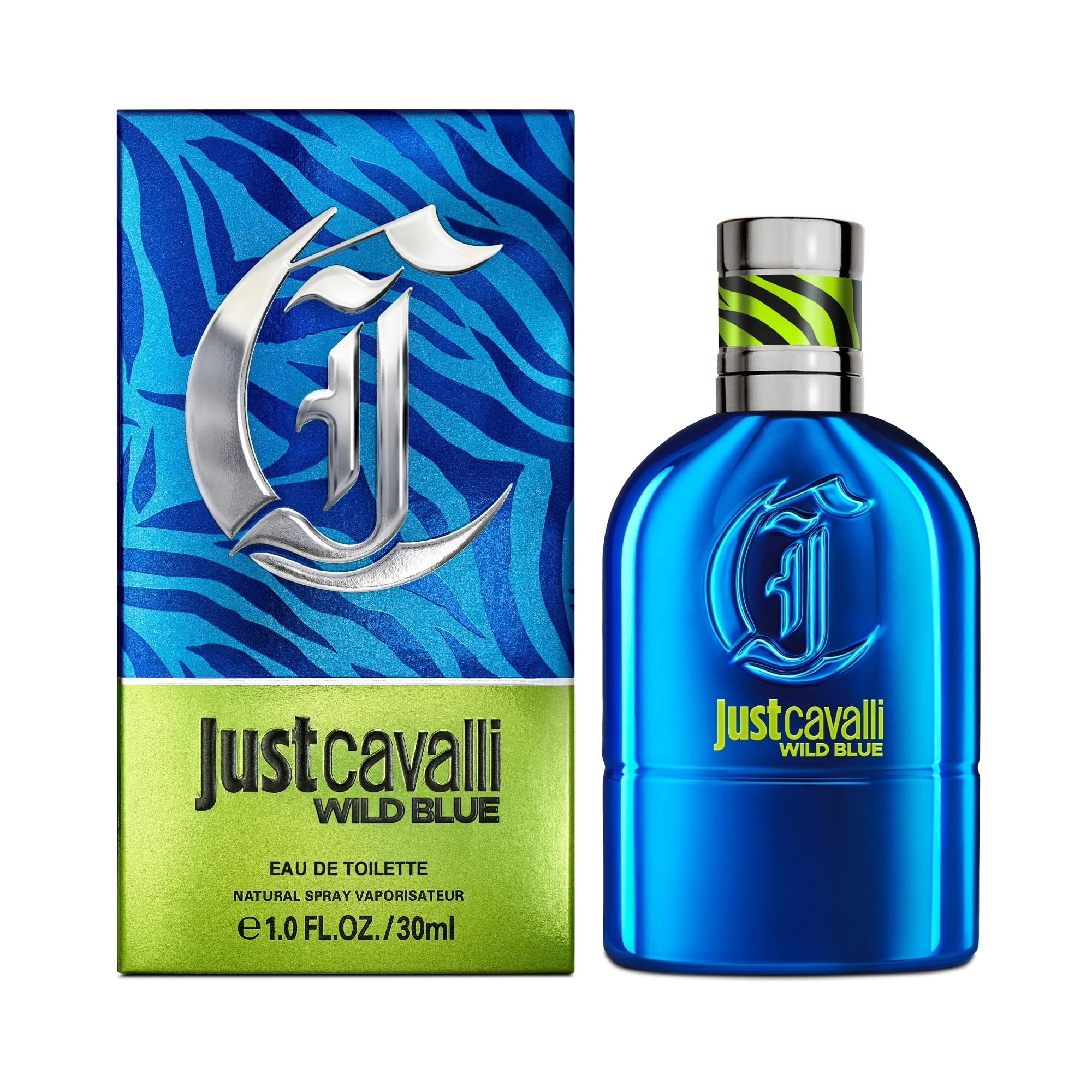 30 ML Roberto Cavalli Wild Wild Blue Apa de Toaleta 3 of 3 Wild Blue Apa de Toaleta