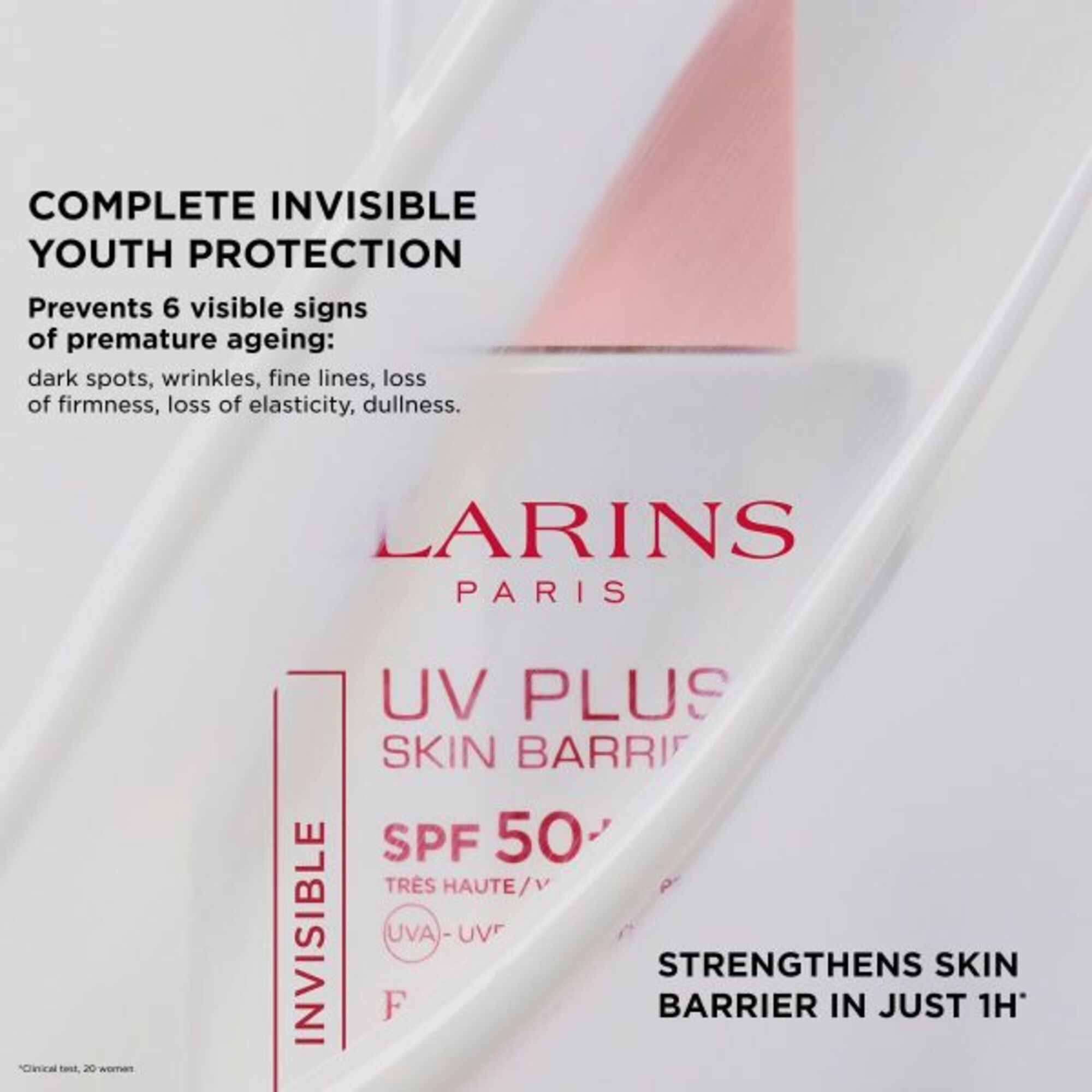 30 ML Clarins UV PLUS Crema de fata UV Plus Antipoluare SPF50  1 of 6 