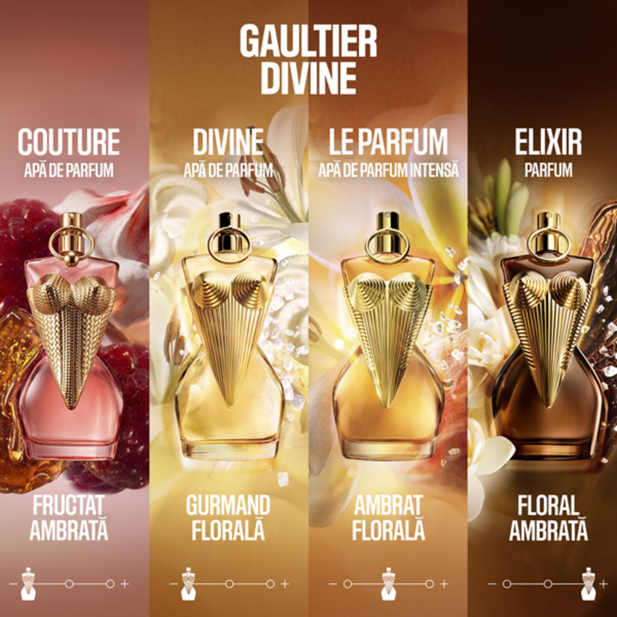 100 ML Jean Paul Gaultier GAULTIER DIVINE Gaultier Divine Couture Apa de Parfum 1 of 7